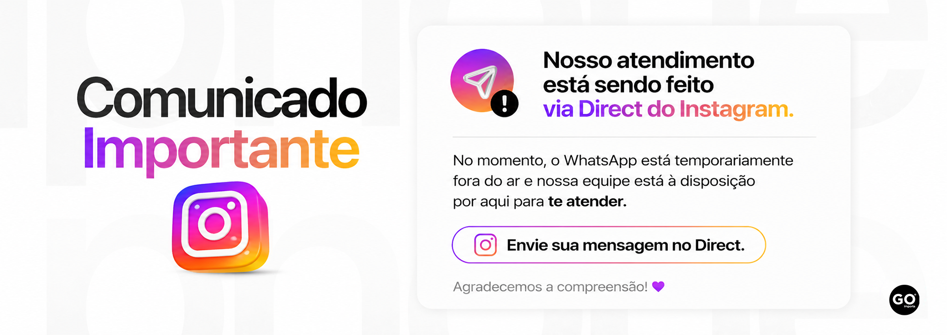 Comunicado Importante