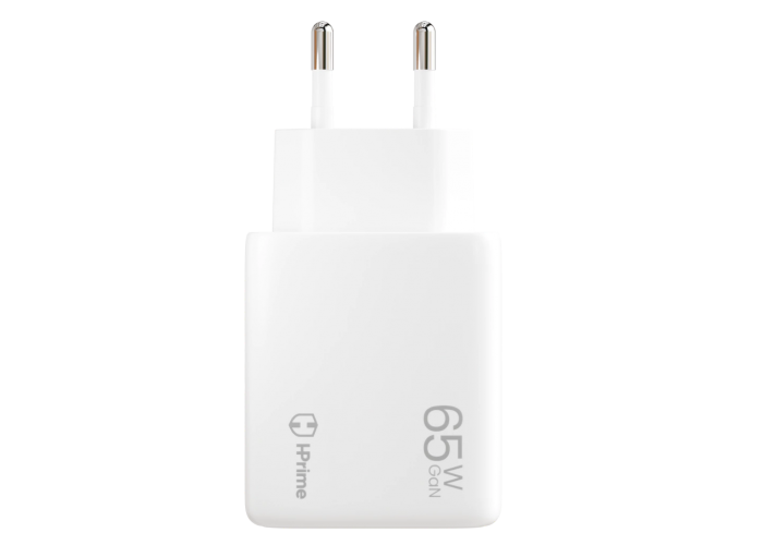 Carregador GaN HPrime Ultra 65 – 65W - 3 saídas