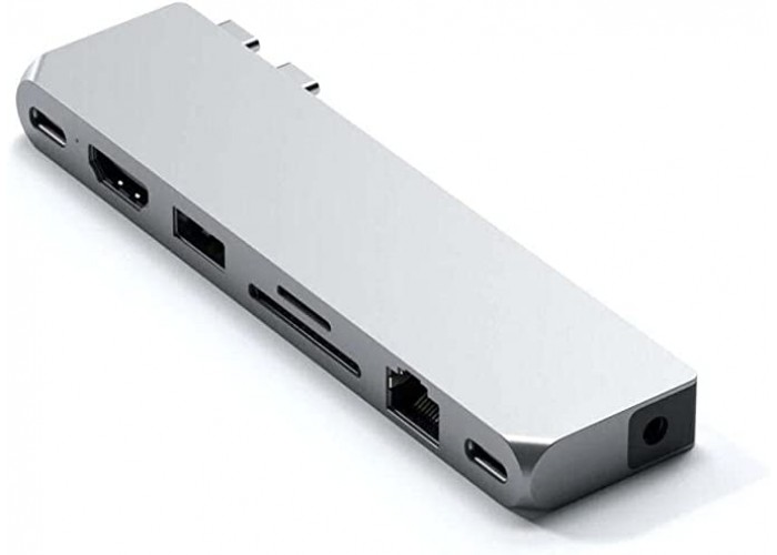 Adaptador Satechi Pro Hub Max Tipo C -Prata