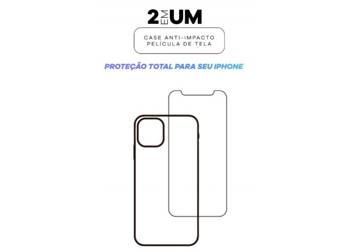 Kit Case Película  - Para iPhone 15 Pro Max