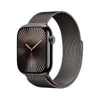 Watch Series 10 42mm Caixa de titânio Pulseira milanês GPS+Celular