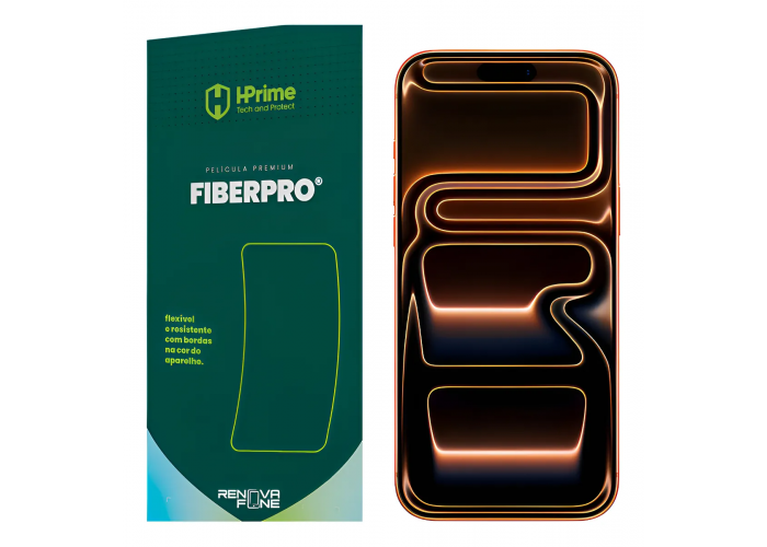 Kit HPrime - Película FiberPro + Case Lightcase Magnética - iPhone 17 Pro