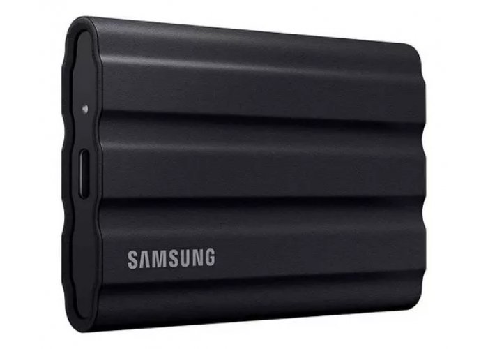 Samsung  HD Ssd Externo Portátil T7 Shield Usb-C e Usb - A 3.2 - 4TB - Preto