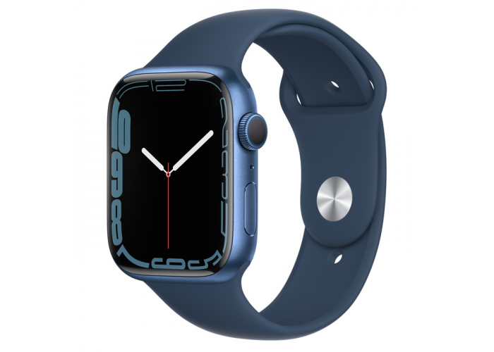 Apple Watch Series 7 41mm Caixa Azul de Alumínio com Pulseira Esportiva: Modelo GPS