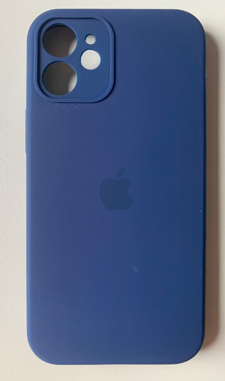 Case 1° linha iPhone 12 Azul Marinho  
